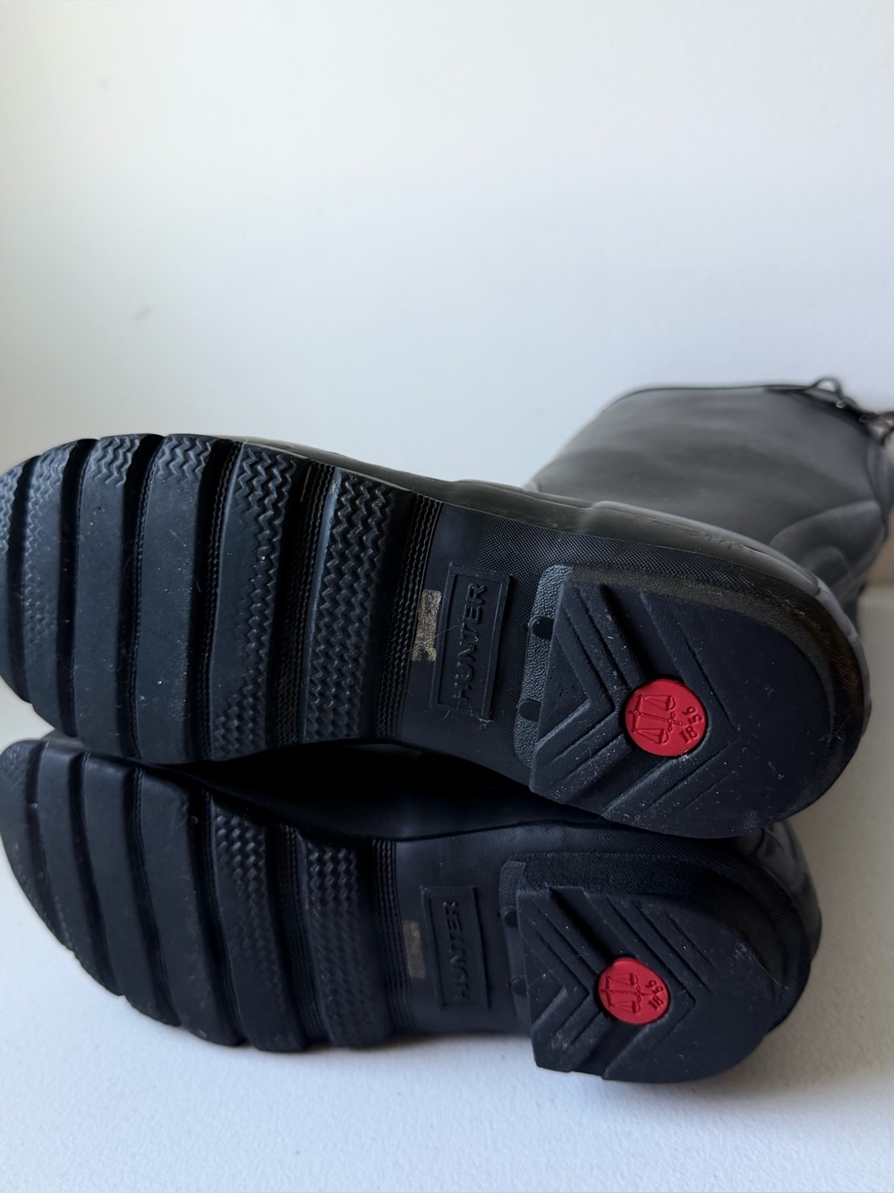 Hunter Matte Black Tall Rain Boots Size US 8 / UK 6 - Picture 14 of 16